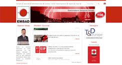 Desktop Screenshot of emsad.org.tr